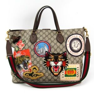 Gucci Courrier Supreme Shopper Tote